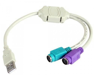 USB --> 2x PS/2 átalakító